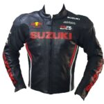 Suzuki GSXR Red Bull Motorcycle Leather Jacket