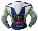 Suzuki Motorcycle Race Track Leather Jacket
