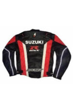 Suzuki Yoshimura Red Motorcycle Leather Jacket
