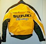 Yellow and Black Suzuki Yoshimura Motorcycle Jacket