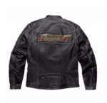 Harley Davidson Astor Patches Distressed Leather Jacket