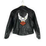 Harley Davidson Black Eagle Biker Leather Jacket