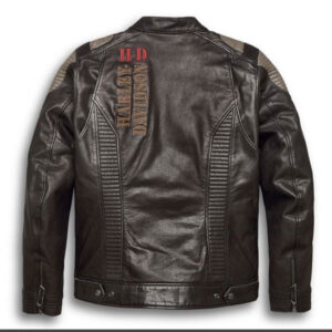 Harley Davidson Brown Exhort Leather Jacket