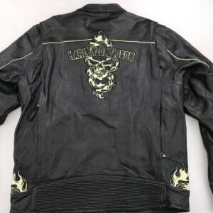 Harley Davidson Elemental Motorcycle Leather Jacket