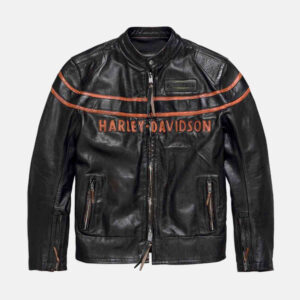 Harley Davidson Motorcycle Double Ton Leather Jacket