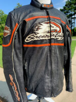 Harley Davidson Raceway Screamin Eagle Leather Jacket