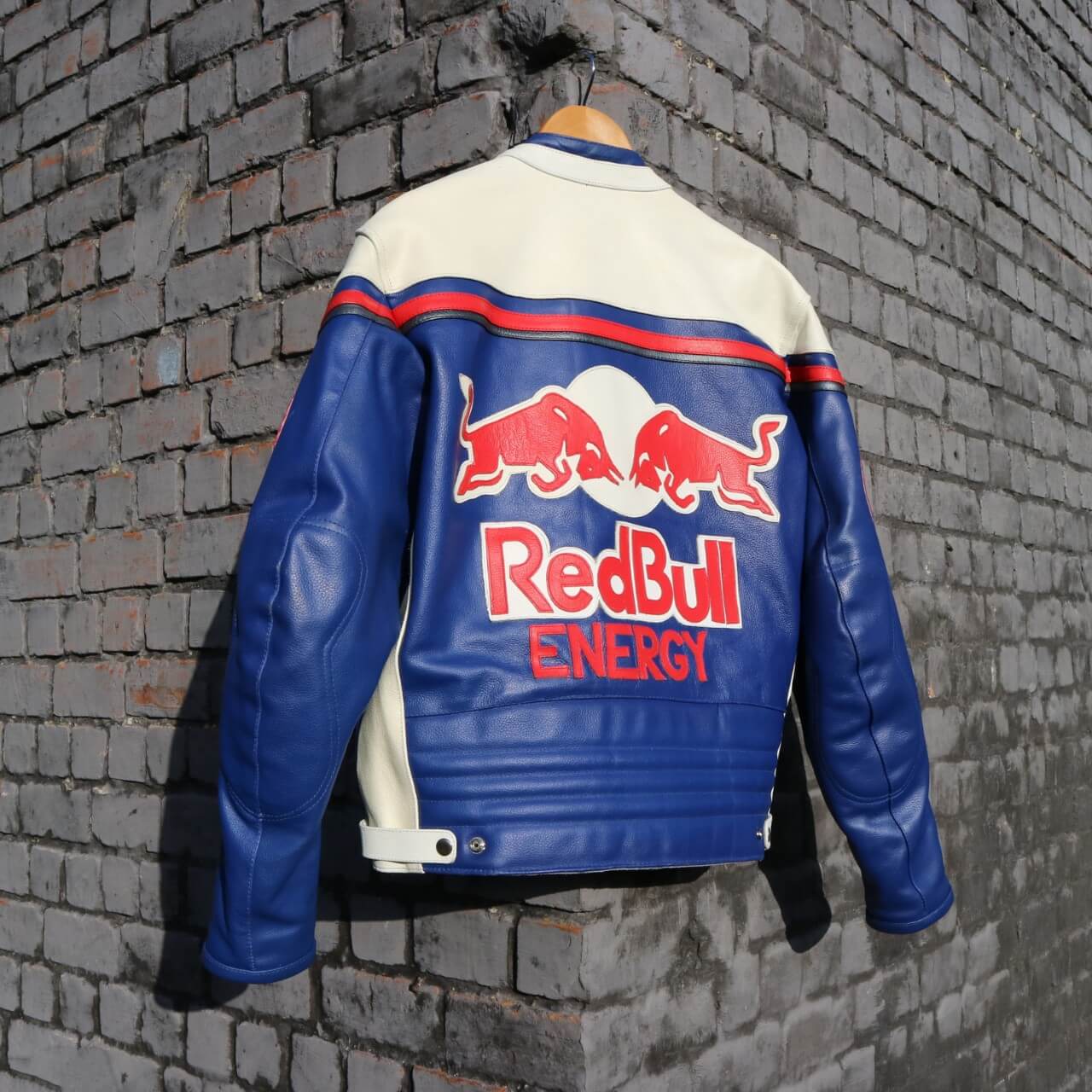 RED BULL Racing Leather Jacket For Men's and Women's