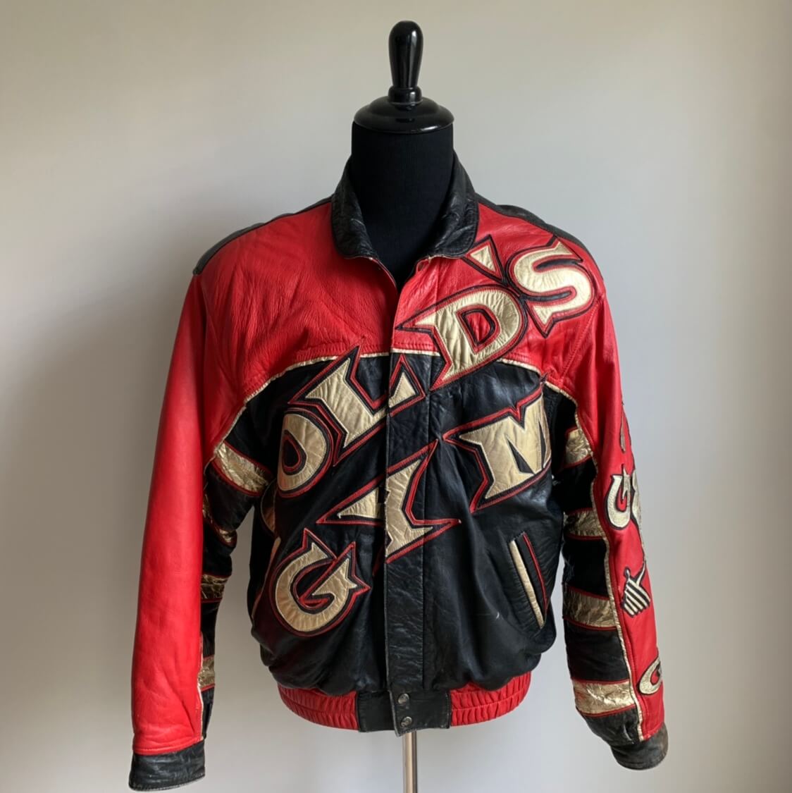 Original LA Dodgers 1990's Leather Jacket 