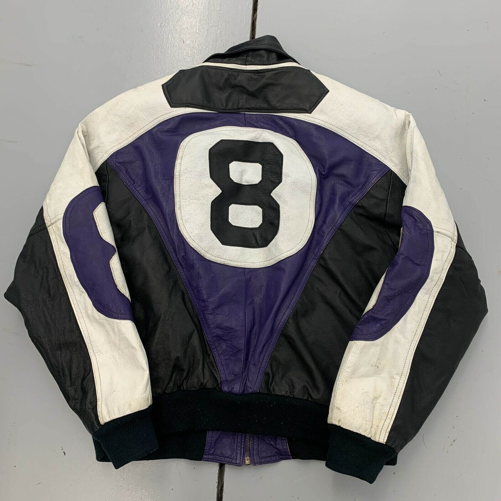 Vintage 8 clearance ball leather jacket