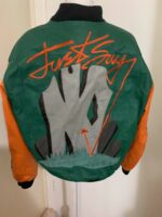 Vintage Just Say No Michael Hoban Leather Jacket