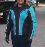 Harley Davidson Blue Black Mesh Riding Jacket