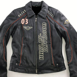 Harley Davidson Coastline Motorcycle Leather Jacket