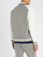 Ralph Lauren Grey Varsity Patch Letterman Jacket