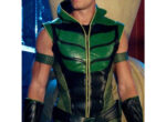 Smallville Green Arrow Justin Hartley Leather Vest
