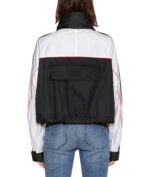 Black Gigi Hadid Speed Windbreaker Jacket