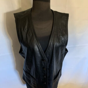 Harley Davidson Black Leather Vest