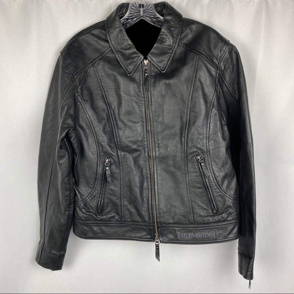 Harley Davidson Distinction Eagle Painted Leather Jacket - Maker of Jacket