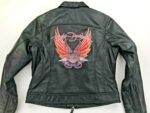 Harley Davidson Distinction Eagle Painted Leather Jacket