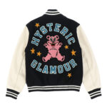 Hysteric Glamour Black Empty Room Varsity Jacket