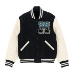 Hysteric Glamour Black Empty Room Varsity Jacket
