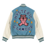 Hysteric Glamour Empty Room Blue Varsity Jacket