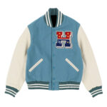 Hysteric Glamour Empty Room Blue Varsity Jacket
