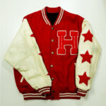 Hysteric Glamour Red Toy Robot Letterman Varsity Jacket
