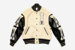 Black White I Five 40s Varsity Letterman Jacket