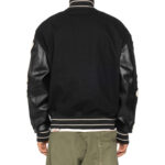 Black White I Five 40s Varsity Letterman Jacket