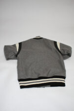 Vintage Grey Owl Varsity Letterman Jacket