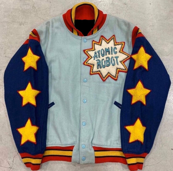 Vintage Hysteric Glamour Atomic Robot Varsity Jacket