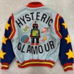 Vintage Hysteric Glamour Atomic Robot Varsity Jacket