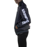 Vintage Looney Tunes Leather Bomber Jacket