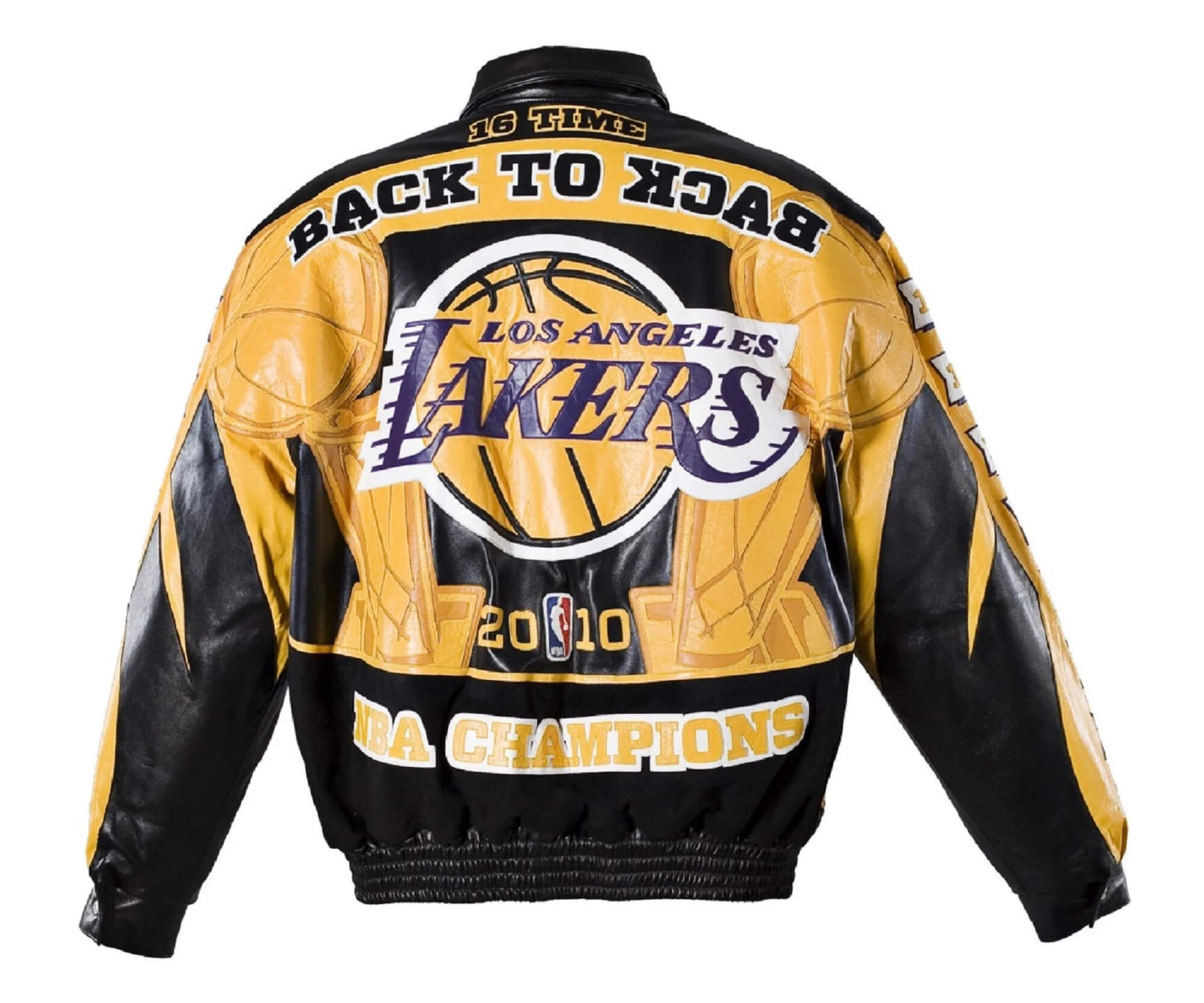 2001 Los Angeles Lakers Back to Back NBA Champions Custom Jeff Hamilton  Jacket