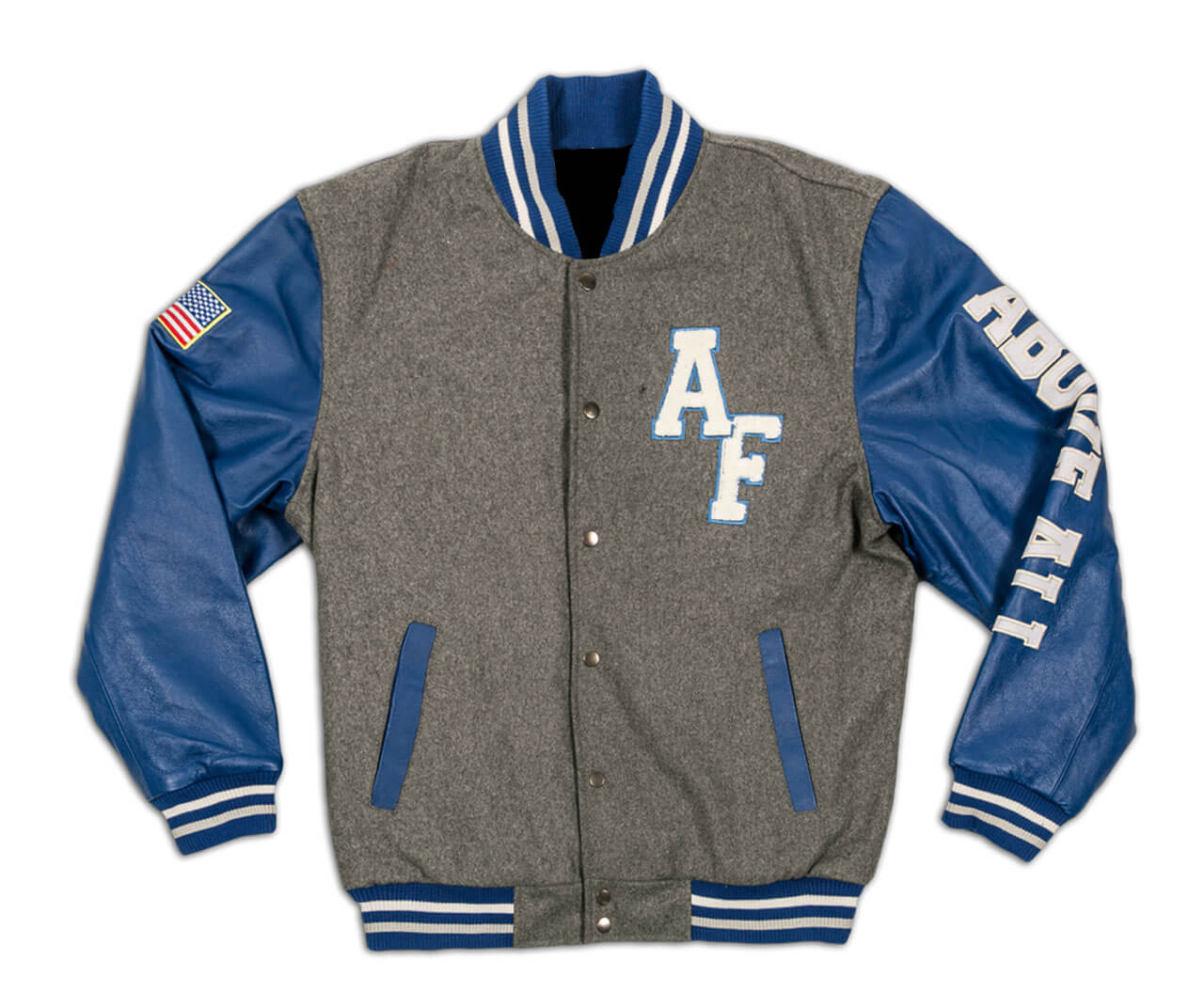 Air Force Wings Logo Above All Varsity Jacket (1) Air Force Wings Logo Above All Varsity Jacket