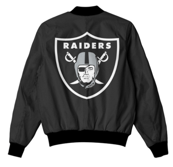 Black Las Vegas Raiders Letterman Varsity Jacket (1) Black Las Vegas Raiders Letterman Varsity Jacket
