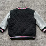 Black Mickey Mouse Varsity Jacket