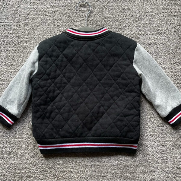 Black Mickey Mouse Varsity Jacket