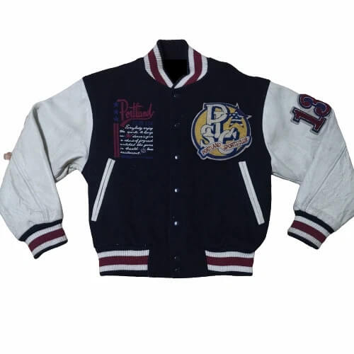Black Portland American Sport Club Varsity Jacket (1) Black Portland American Sport Club Varsity Jacket
