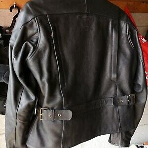 Black Triumph Motorcycle Racing Leather Jacket