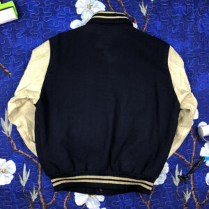 Black Vintage Mcgregor Letterman Varsity Jacket