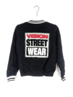 Black Vision Street Wear Varsity Jacket