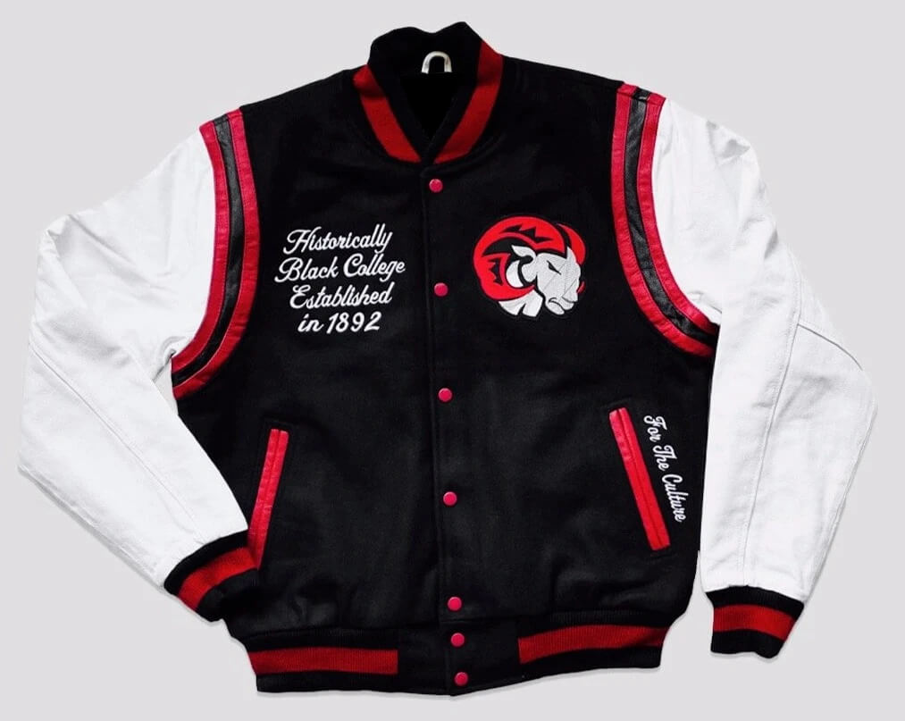 Black Winston Salem State Varsity Jacket (2) Black Winston Salem State Varsity Jacket