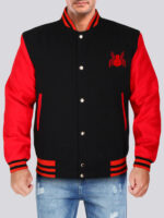 Black and Red Varsity Jacket