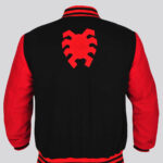 Black and Red Varsity Jacket