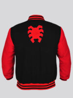 Black and Red Varsity Jacket