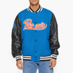 Blue Black Prozis Baseball Varsity Jacket