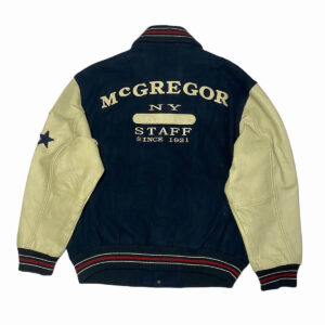 Blue Vintage Mcgregor Letterman Varsity Jacket