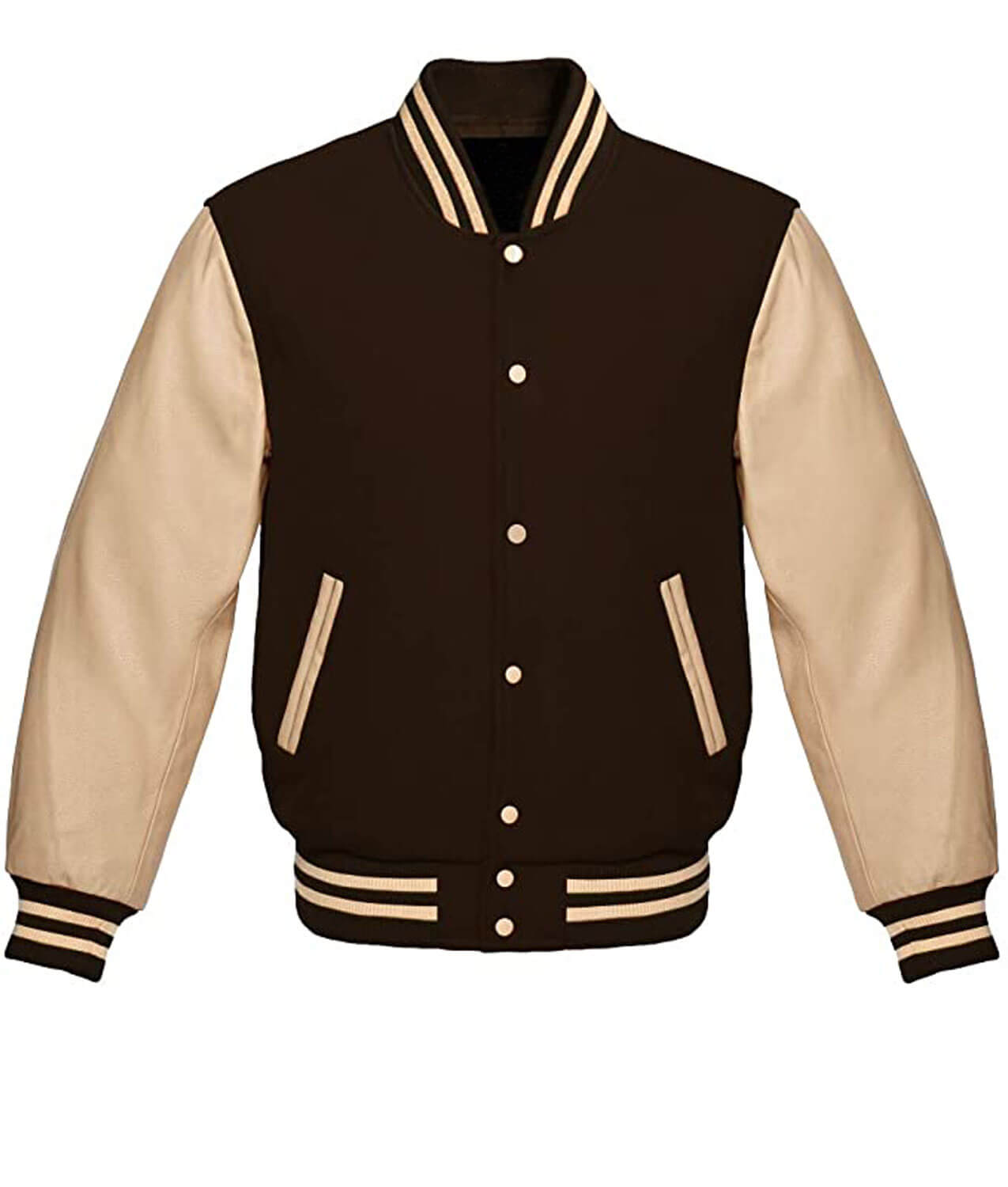 Brown Bomber Varsity Jacket (4) Brown Bomber Varsity Jacket