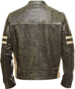 Cafe Racer Brown Leather Jacket